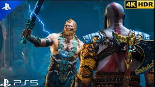 GOD OF WAR PS5  Magni amp Modi  Boss Fight Like a GOD 4K HDR Gameplay [upl. by Lua]