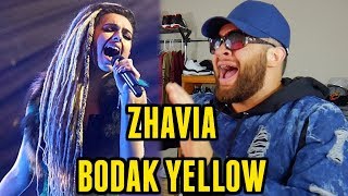 ZHAVIA  BODAK YELLOW Cardi B Cover THE FOUR REACTION [upl. by Valery]