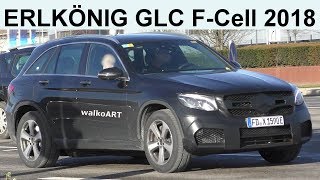 Mercedes Erlkönig EQ POWER GLC FCell 2018 prototype on the road 4K SPY VIDEO [upl. by Auqinet103]