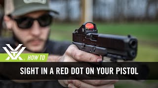 How to Sight In a Red Dot on your Pistol [upl. by Aicinoid]