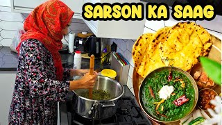 Sarson ka Saag And Stuffed Pratha Wife Made [upl. by Iretak]