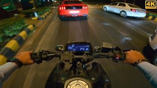 MT15  INSTA 360 ACE  NIGHT RIDE  4K [upl. by Brynn709]