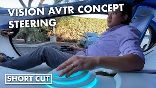 Mercedes Vision AVTR concept steering [upl. by Octave]