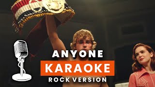 Justin Bieber  Anyone Karaoke Rock VersionBacking TrackMinus OneInstrumental [upl. by Siekram]