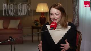 Emma Stone dans quotPauvres créaturesquot  quotBella est mon rôle préféréquot [upl. by Dygall]