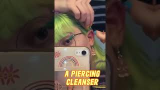 Finally FULLY HEALED Industrial Piercing Time to change jewelry Piercing TipsPiercing Aftercare [upl. by Roana]