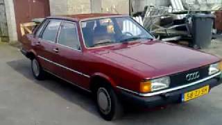 Audi 80 16 GL 1982 Rood belastingvrij 5bak [upl. by Thomasa408]