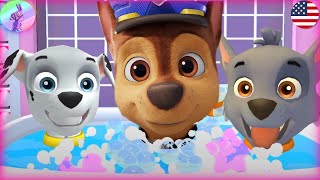 PAW Patrol Adventure Chase amp Marshall  Bath Time A Day in Adventure Bay MrPeterman HD [upl. by Tinaret]