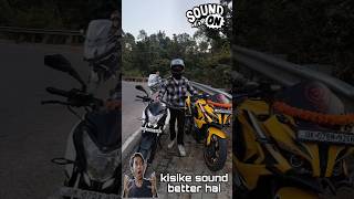 Rs200 and ns200 sound comparison 😱🥵😍 ns ns200 rs200 biker shorts pulsar sound bike [upl. by Chally861]