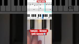 Jingle Bells Easy Piano Tutorial  Jingle Bells Piyanoda Nasıl Çalınır  Free Sheet  Notalar PDF ⬇️ [upl. by Kress]