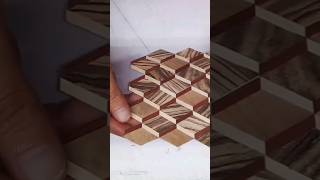 mosaico de marquetería paso a pasomarquetry woodworking veneerswood mosaicart [upl. by Ffilc]