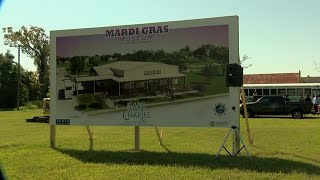 Crews break ground on new Mardi Gras Museum in Lake Charles [upl. by Guod534]