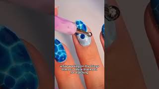 🔥 Must See Blue and White Watercolor Nail Art  Must See  Pagans Beauty [upl. by Irita295]