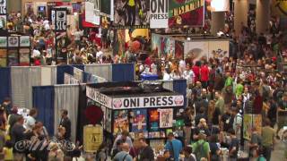 San Diego ComicCon 2008 Booths and Crowds [upl. by Ihcelek]