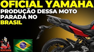 OFICIAL Yamaha para a Produção de uma Moto no Brasil [upl. by Ellenaj]