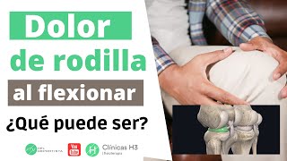 🔴 DOLOR de RODILLA Posibles CAUSAS y tratamiento  Clínicas H3 [upl. by Ytitsahc]