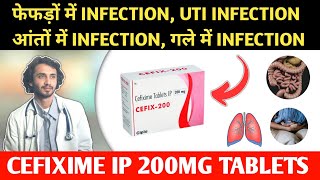 Cefixime Tablet ip 200 mg Uses  Side Effects  Dosage  Cefix Zifi Mahacef Taxim O Uniflix O [upl. by Bertilla679]