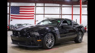 2013 Mustang Boss 302 For Sale  Walk Around Video 11K Miles [upl. by Ayo]