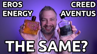 VERSACE EROS ENERGY VS CREED AVENTUS FRAGRANCE REVIEW [upl. by Asenab930]