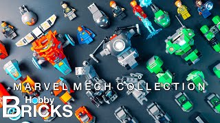 Lego Marvel Mech Collection  Speed Build  Beat Building [upl. by Braswell]