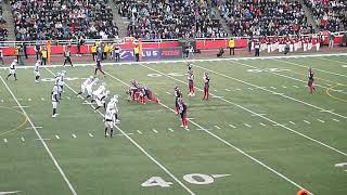 Toronto Argonauts Janarion Grant returns a punt 71 yards for a TD vs Montreal Alouettes 11924 [upl. by Eisle]