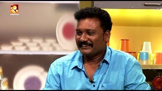 Annies Kitchen With Malayalam Film Actor “Ullas Pandalam”  Prawns 65 Recipe by Annie [upl. by Ennairak]