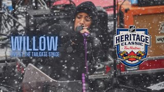 WILLOW live at Heritage Classic NHL 2022 TikTok Tailgate Stage [upl. by Celinda]