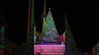 Winterfest Carowinds fyp christmas christmaslights northcarolina carowinds southcarolina [upl. by Eednas124]