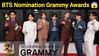 BTS Grammy Nomination 😱 BTS Grammy Awards BTS videos bts btsgrammy kpop [upl. by Nora]