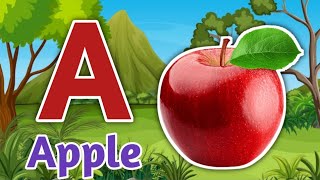 A for apple  अ से अनार  abc  phonics song  a for ant b for ball c for cow  Kidsghanvoice [upl. by Latham]