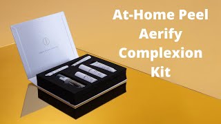 THE ATHOME FACE PEEL AERIFY COMPLEXION KIT  FACE PEEL  Dr Jason Emer [upl. by Elia]