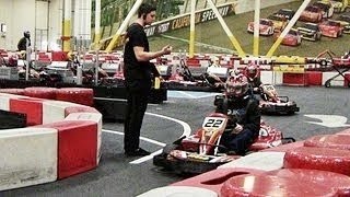 K1 SPEED INDOOR GO KART RACING  ONTARIO CA  12262012 [upl. by Maudie]