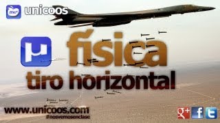 FISICA Tiro horizontal 02 1º BACHI unicoos MRUA MRU [upl. by Ecnaralc]