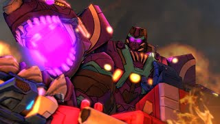 Transformers Rise of the Beasts Predacon Megatron Vs Optimus Prime Fight Scene Wallpaper SpeedArt [upl. by Laszlo864]