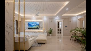 Salarpuria Sattva Greenage 4BHK Luxury Home Interior Design  European Theme  Aishwarya Interiors [upl. by Eleik]