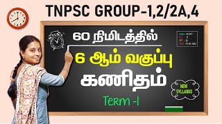 TNPSC 6th term I MATHS in 60 minutes  Group 124  Veranda Race [upl. by Nicolea315]