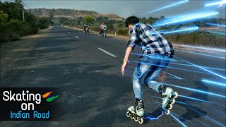 Skating On Indian🇮🇳Road🔥Oxelo MF500Skate Rider [upl. by Niawd847]