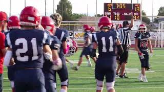 Oct 2024 Crimson Cliffs vs Pine View Freshman Football Game  Pump Up Highlights [upl. by Noiramed486]