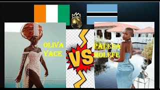 PALESA MOLEFE vs OLIVIA YACE introduction video head to head challenge and top model election [upl. by Nomit]