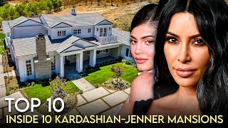 Top 10 KardashianJenner Mansions  House Tour [upl. by Nahgam]