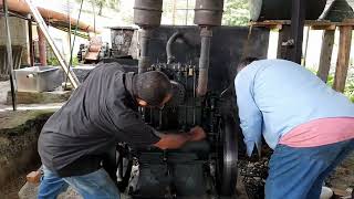 Como se calibrar las bombas de inyección de un motor lister HR2 de 12HP Diesel [upl. by Streeto643]