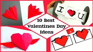 Best Valentines Day Card Ideas  Easy DIY Gift for Valentine Day [upl. by Gnidleif]