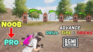 TOP 7 ADVANCED TRAINING DRILLS IMPROVE Your AIM amp Reflexes  Tips amp Tricks in BGMIPUBG MOBILE [upl. by Enala9]