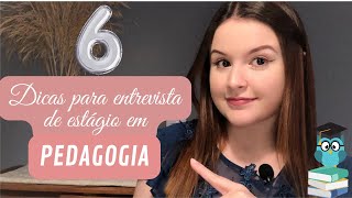 Dicas para você arrasar no processo seletivo em estágio de pedagogia🦉📚 [upl. by Cummins]