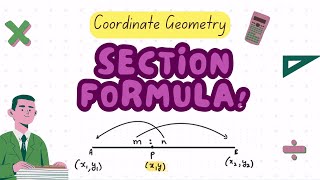 7 Introduction to Section Formula  Coordinate Geometry  Class 10th Mathematics [upl. by Sergent127]