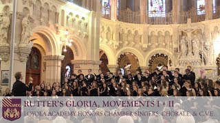 Personent Hodie Festival Processional  Loyola Academy Honors Chamber Singers Chorale amp CVE [upl. by Ecneps]