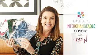 Erin Condren Lets Talk Interchangeable Covers 2017 [upl. by Torbart]