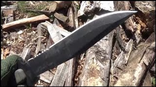 TOPS USMC Combat Knife Full Review [upl. by Taka123]