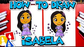 How To Draw Isabela From Encanto [upl. by Charmaine]