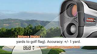 CaddyTek Golf Laser Rangefinder with Pin Seeking and Slope Compensate Distance CaddyView V2Slope [upl. by Eddy]